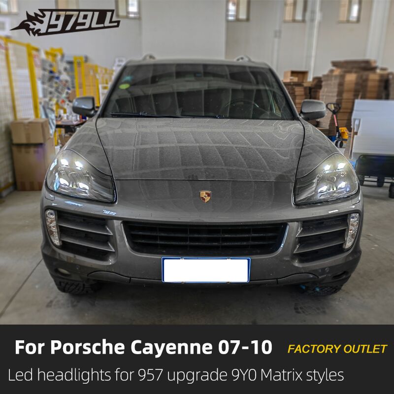 Cayenne (957) upgrade 2021 PDLS style LED headlights - Porsche